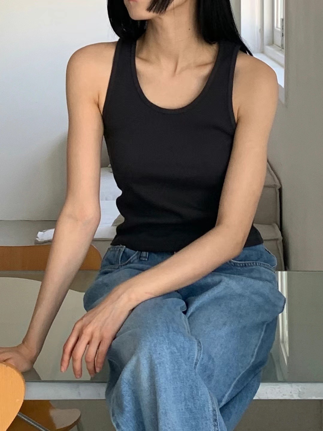 UNLESS韓國直郵東大門實拍女裝新款熱賣24春夏真品吊帶背心UNLESS吊帶/背心圖色4