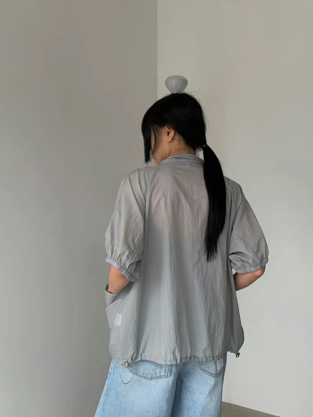 UNLESS韓國直郵東大門實拍女裝新品休閑職業推薦24春夏夾克UNLESS夾克