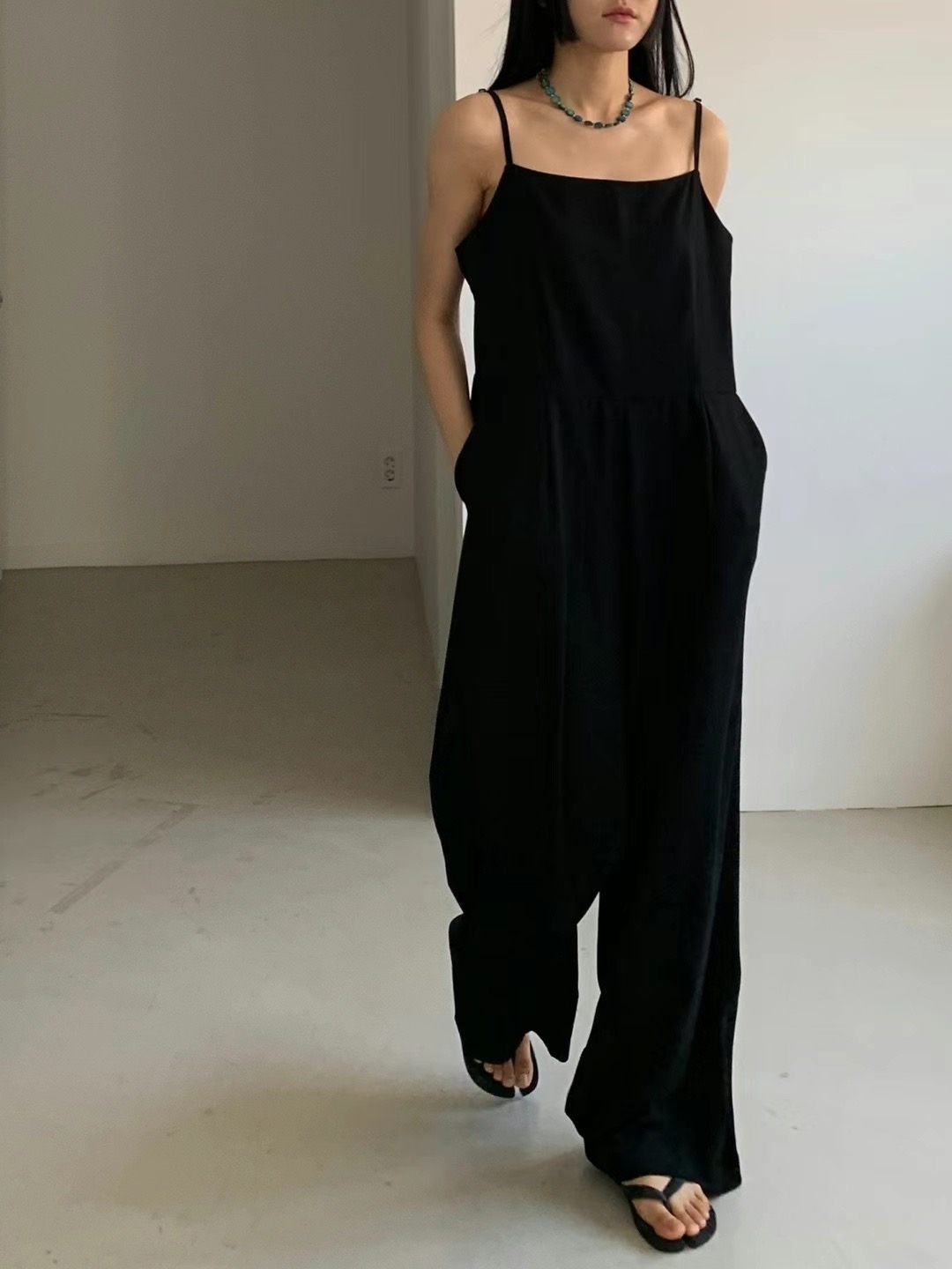 UNLESS直郵韓國代購女裝新款推薦人氣時尚休閑真品24春夏連體褲UNLESS連體褲
