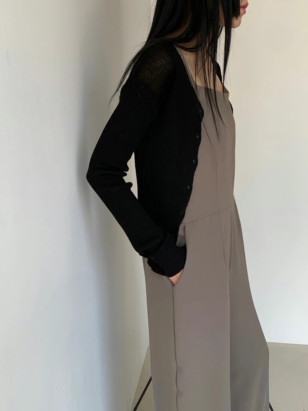 UNLESS直郵韓國代購女裝新款推薦人氣時尚休閑真品24春夏連體褲UNLESS連體褲