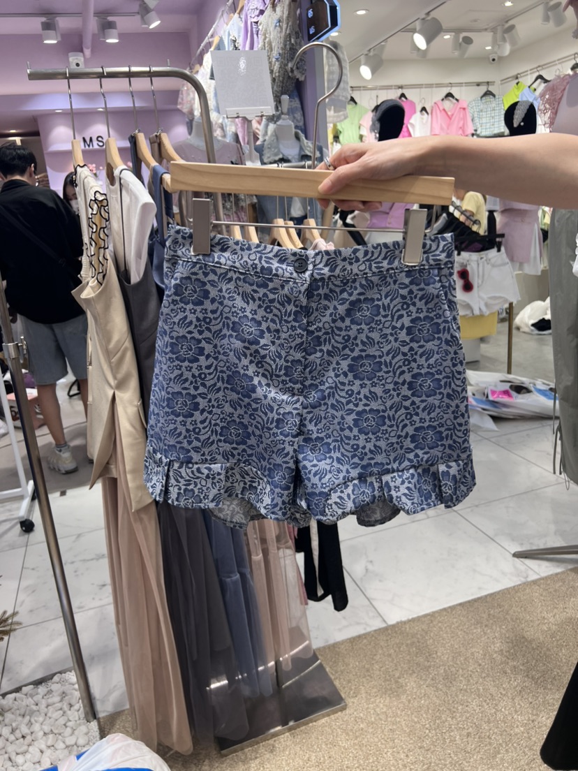 VIRUS韓國直郵女裝新品人氣真品職業推薦24春夏熱賣休閑短褲VIRUS短褲