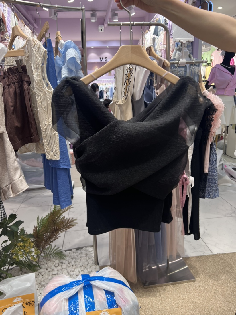 VIRUS韓國直郵女裝新款真品職業時尚休閑24春夏襯衫蕾絲衫VIRUS襯衫/蕾絲衫
