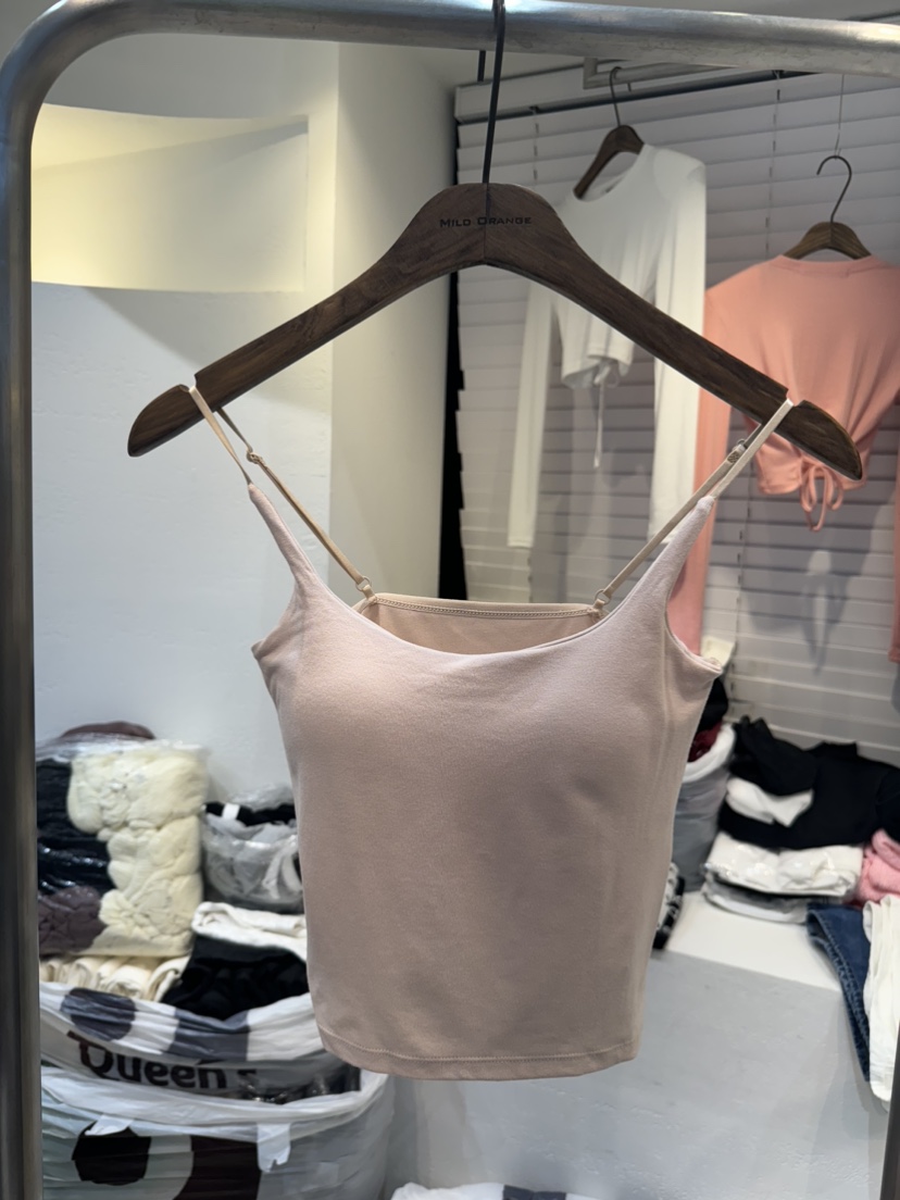 MILD ORANGE韓國直郵東大門實拍女裝新品推薦人氣吊帶背心MILD ORANGE吊帶/背心圖色2