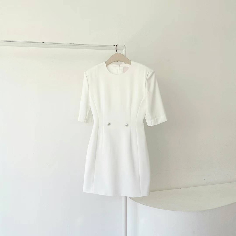 RIJINA韓國直郵東大門實拍女裝新品時尚職業人氣休閑連衣裙RIJINA連衣裙圖色1