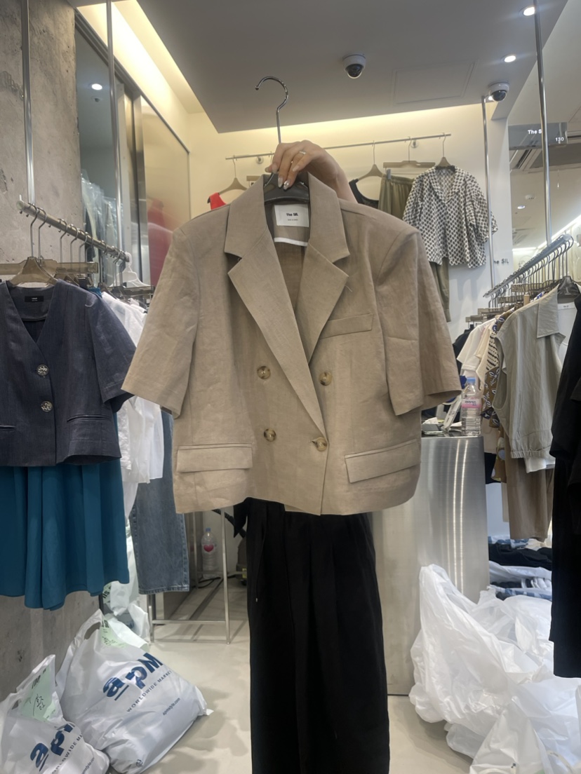 THE SIL韓國直郵女裝新款時尚24春夏人氣熱賣真品職業夾克THE SIL/1 2ILLY夾克圖色2