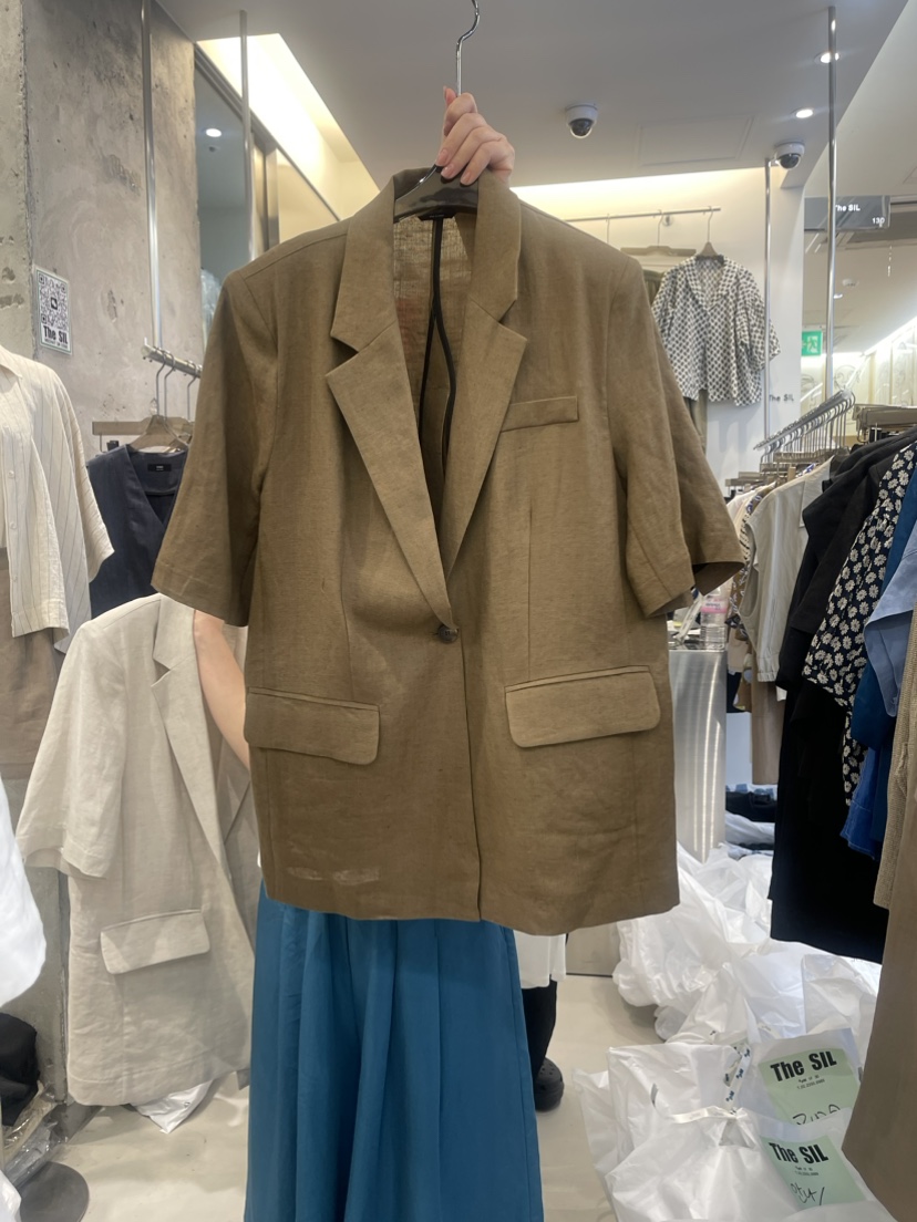 THE SIL韓國直郵東大門實拍女裝新品時尚人氣24春夏夾克THE SIL/1 2ILLY夾克圖色2