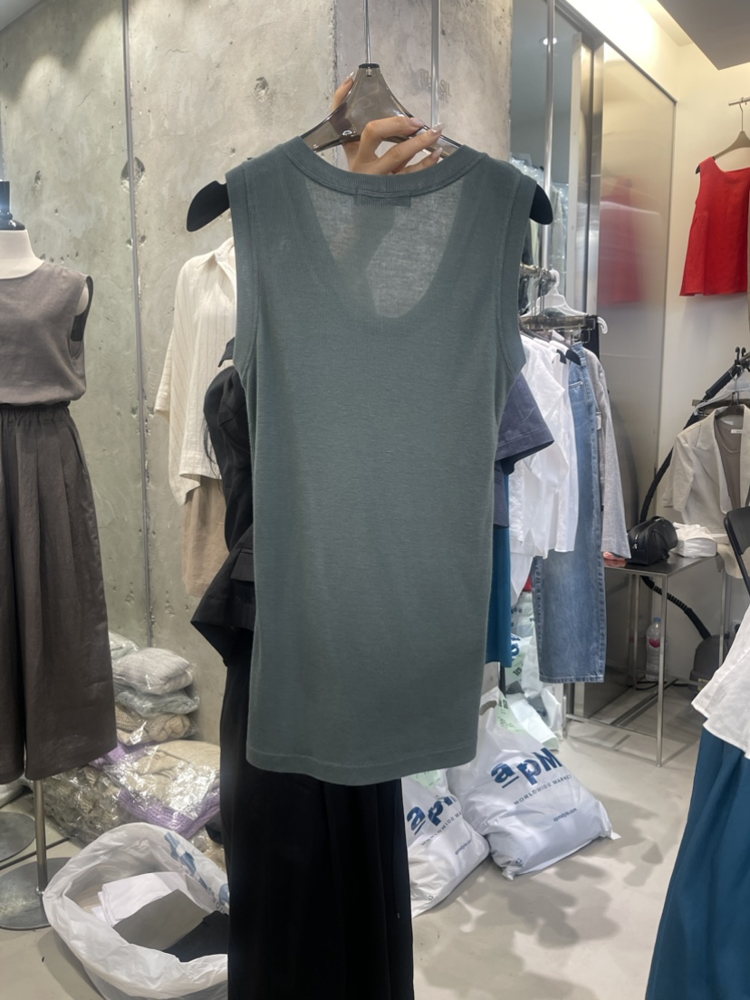 THE SIL韓國直郵女裝新款真品人氣熱賣推薦休閑24春夏吊帶背心THE SIL/1 2ILLY吊帶/背心