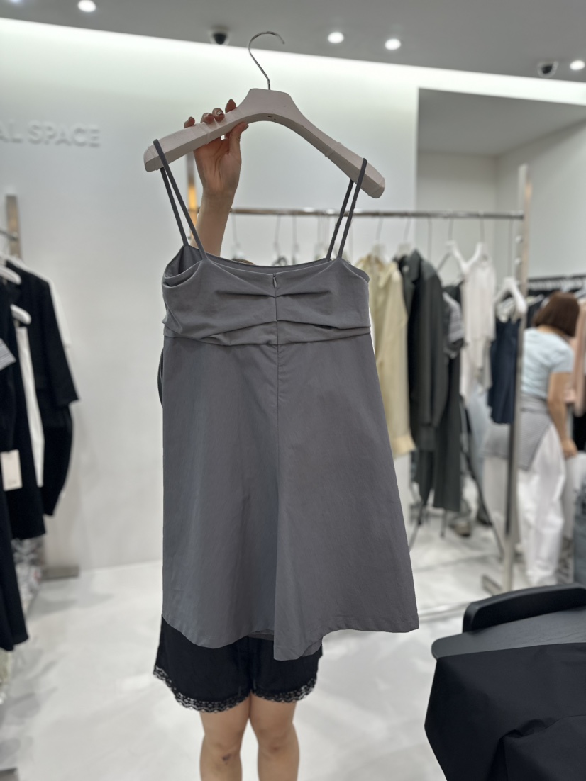 VISUAL SPACE韓國直郵東大門實拍女裝新品休閑熱賣24春夏連衣裙VISUAL SPACE連衣裙