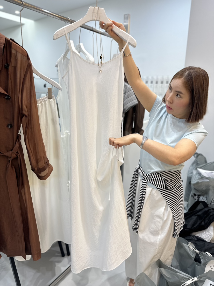 VISUAL SPACE直郵韓國代購女裝新品真品時尚休閑熱賣連衣裙VISUAL SPACE連衣裙