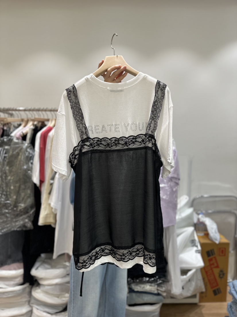 Vibelle直郵韓國代購女裝新品熱賣人氣休閑職業吊帶背心蕾絲VIBELLE吊帶/背心