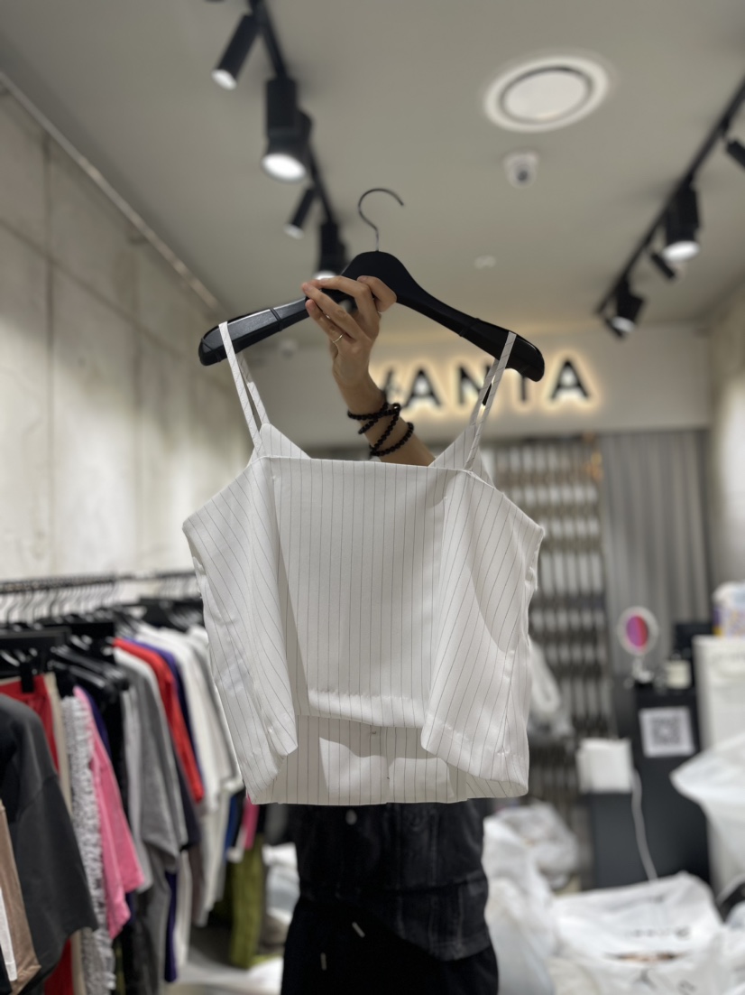 VANTA直郵韓國代購女裝新品熱賣24春夏真品人氣推薦吊帶背心VANTA吊帶/背心