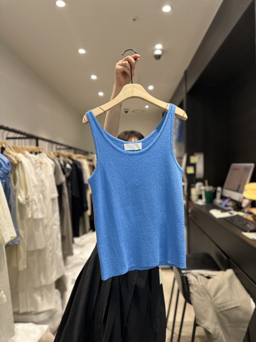 VASIL韓國直郵東大門代購女裝新款熱賣24春夏時尚吊帶背心VASIL吊帶/背心圖色2