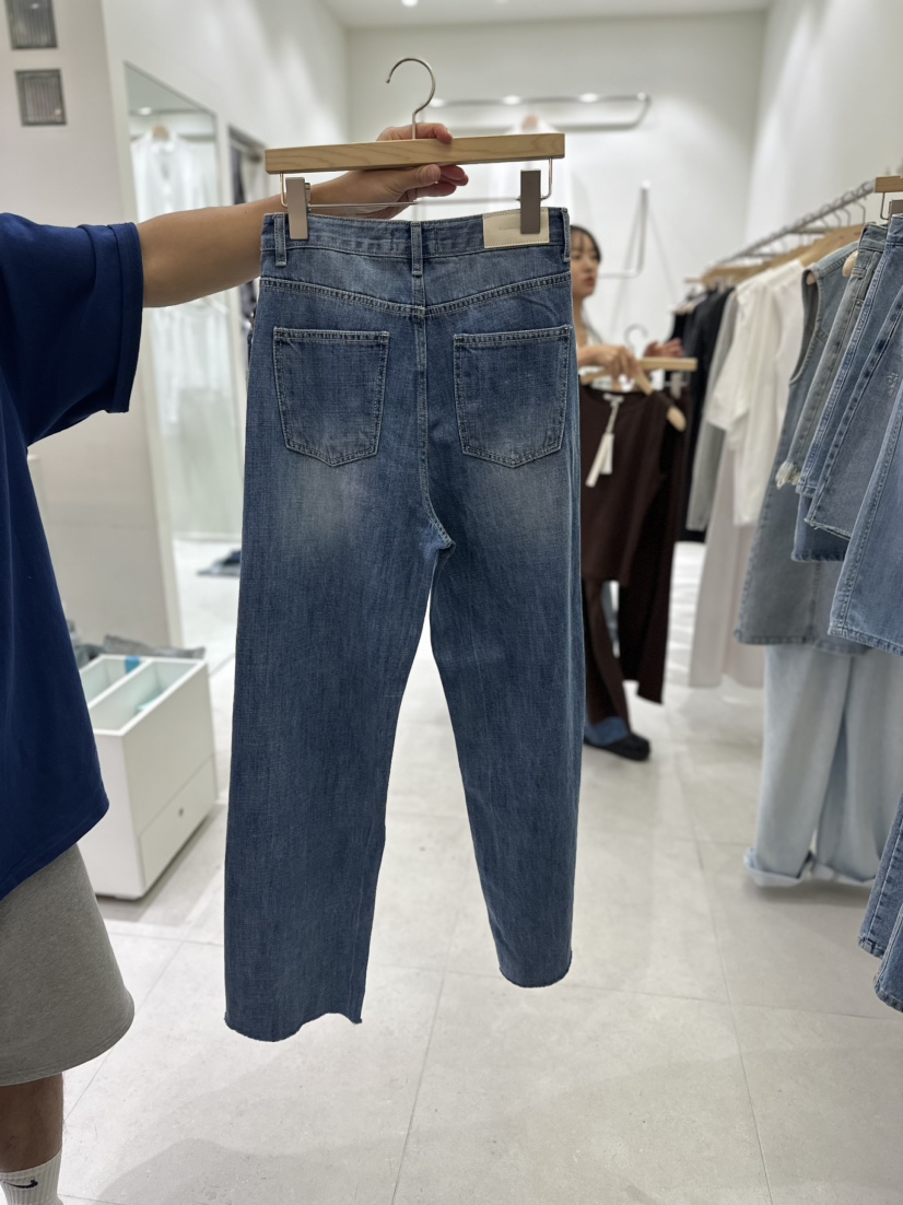 ws@rm/WA SHING ROOM韓國直郵女裝新品真品時尚熱賣牛仔褲ARTISANAL牛仔褲