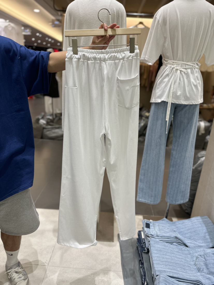 ws@rm/WA SHING ROOM韓國直郵女裝新品24春夏休閑休閑褲ARTISANAL休閑褲