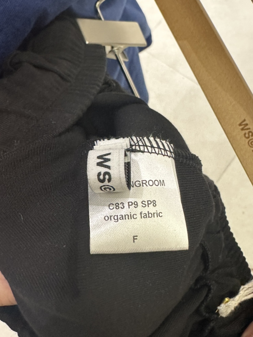 ws@rm/WA SHING ROOM韓國直郵女裝新品24春夏休閑休閑褲ARTISANAL休閑褲