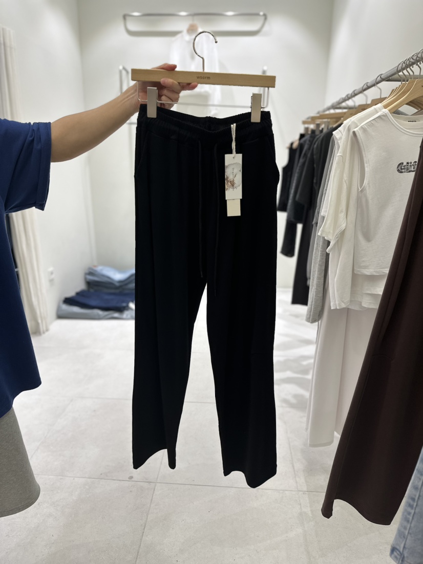 ws@rm/WA SHING ROOM韓國直郵女裝新品24春夏休閑休閑褲ARTISANAL休閑褲圖色3