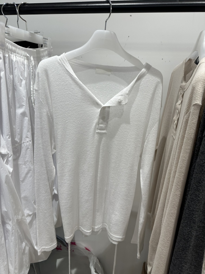 WE ARE/WELOVER韓國直郵東大門代購女裝新款職業推薦長袖T恤SHOP_WE ARE長袖T恤