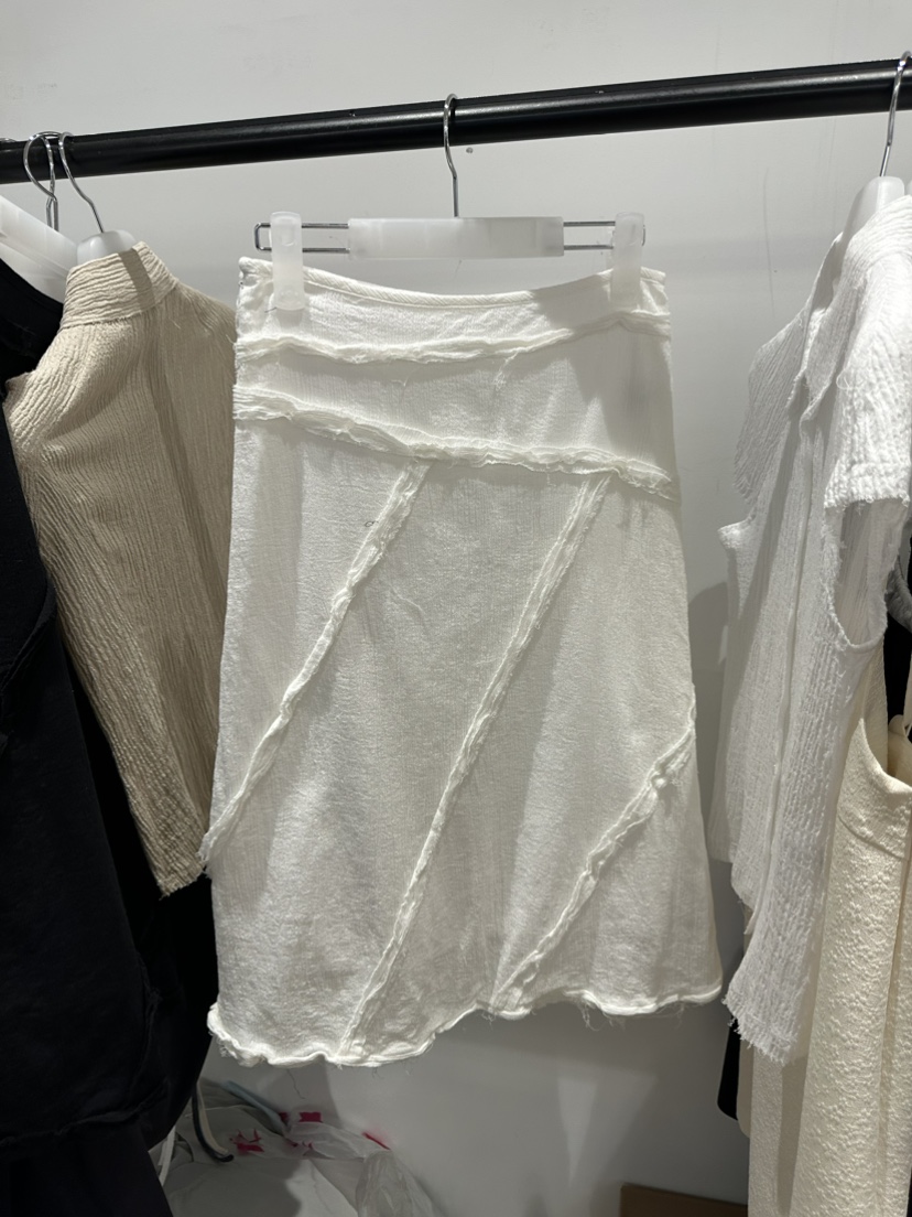 WE ARE/WELOVER直郵韓國代購女裝新品人氣24春夏休閑長裙SHOP_WE ARE長裙