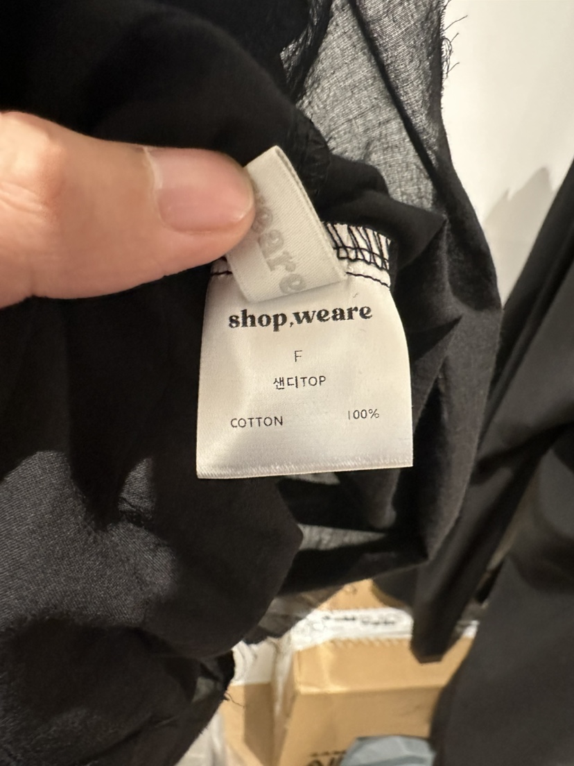 WE ARE/WELOVER韓國直郵東大門代購女裝新款休閑吊帶背心SHOP_WE ARE吊帶/背心