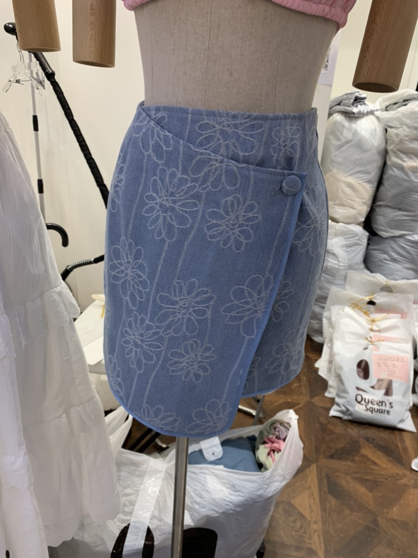ANOES韓國直郵女裝新品休閑真品時尚人氣24春夏熱賣職業短裙ANOES短裙圖色2