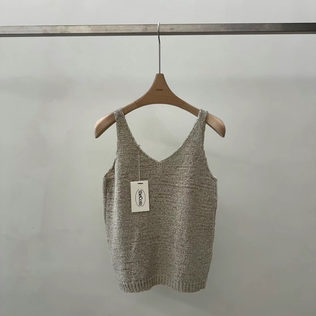 COIN韓國直郵東大門代購女裝新款24春夏休閑推薦吊帶背心COIN吊帶/背心