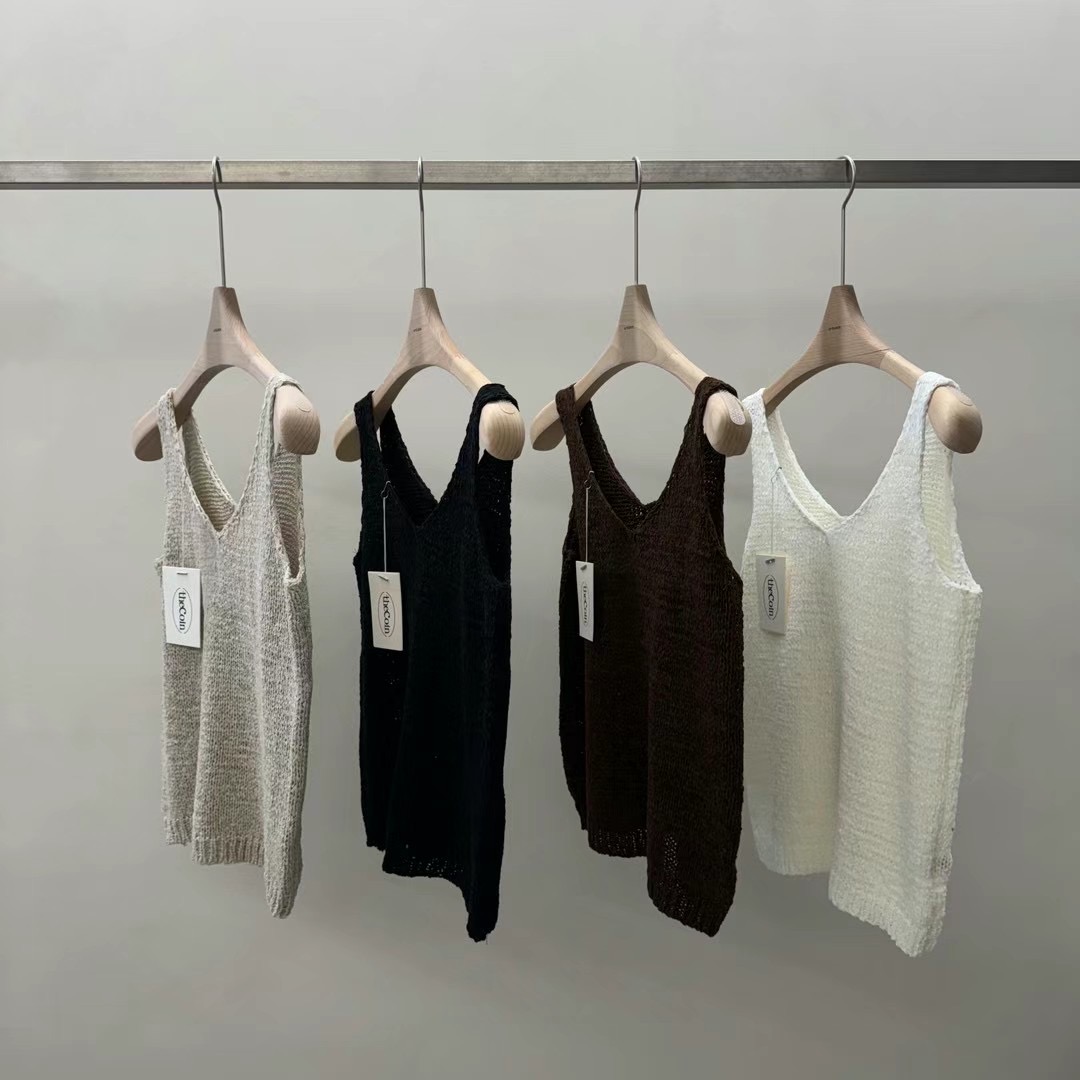 COIN韓國直郵東大門代購女裝新款24春夏休閑推薦吊帶背心COIN吊帶/背心圖色4左二色