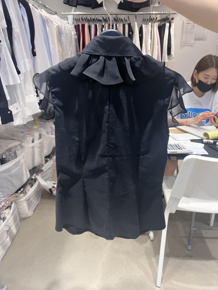 Cherish韓國直郵東大門代購女裝新品推薦職業休閑襯衫蕾絲衫CHERISH-Q襯衫/蕾絲衫