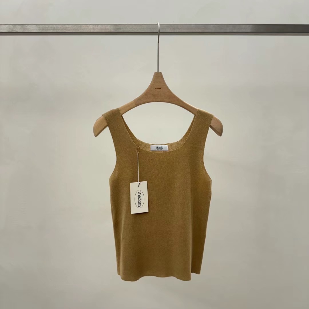COIN韓國直郵女裝新品休閑時尚24春夏熱賣真品推薦吊帶背心COIN吊帶/背心圖色2