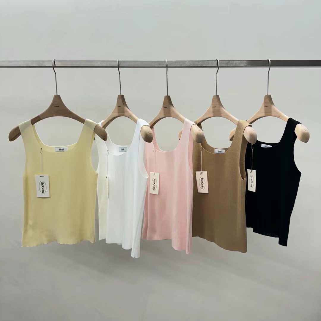 COIN韓國直郵女裝新品休閑時尚24春夏熱賣真品推薦吊帶背心COIN吊帶/背心圖色4左二色