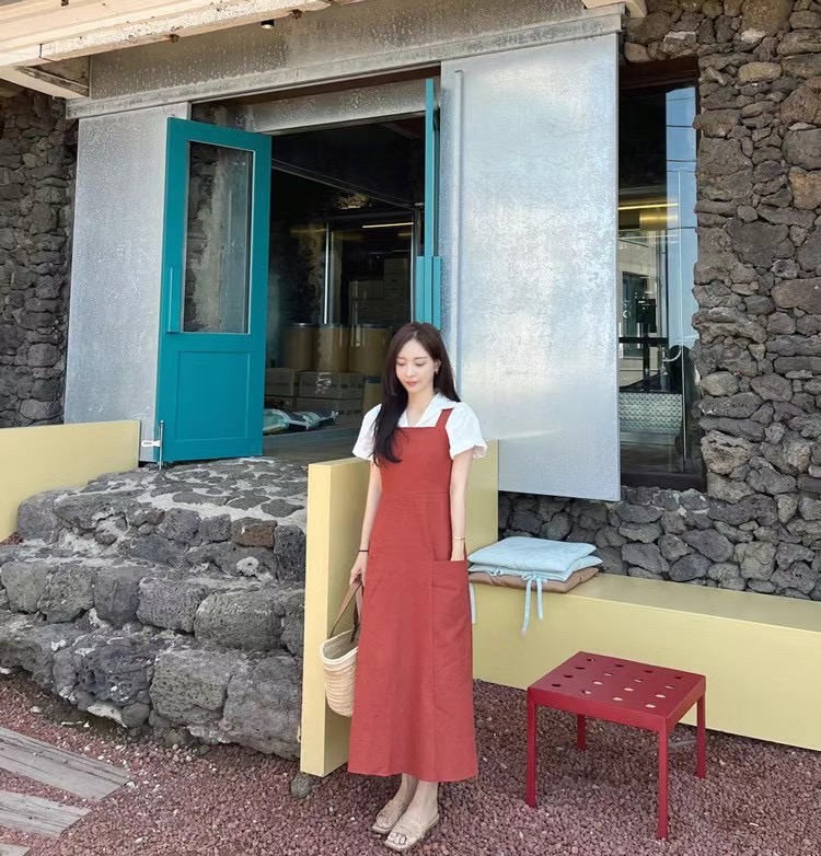 GINA G.N韓國直郵女裝新品24春夏熱賣推薦時尚真品連衣裙GINA G.N連衣裙