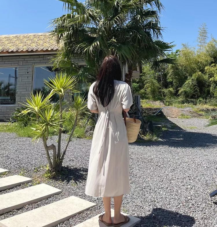 GINA G.N韓國直郵東大門實拍女裝新品24春夏熱賣連衣裙GINA G.N連衣裙