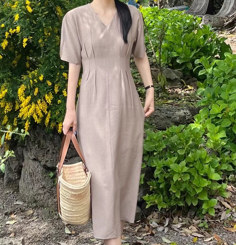 GINA G.N韓國直郵東大門實拍女裝新品24春夏熱賣連衣裙GINA G.N連衣裙圖色2