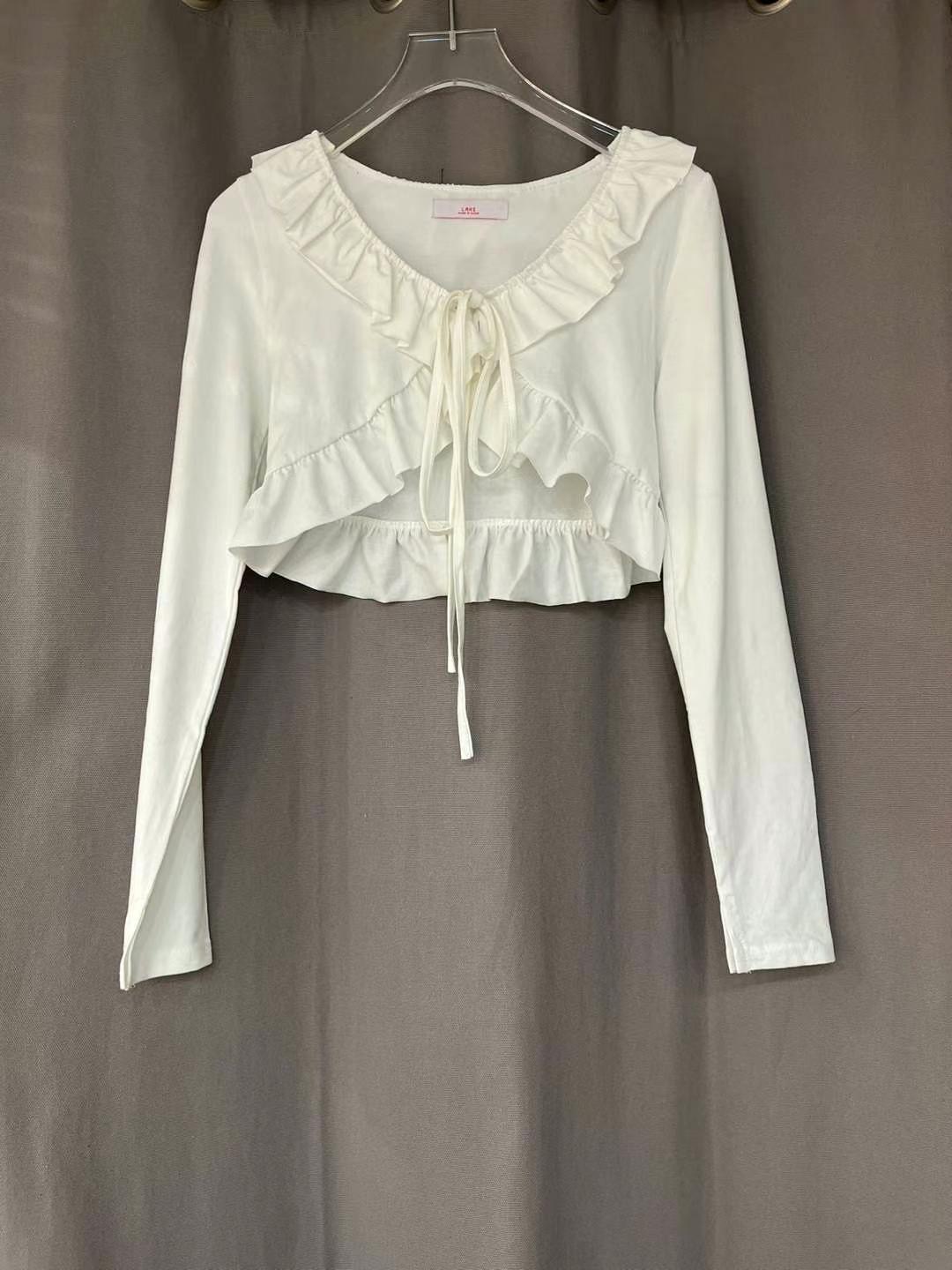 LAKE韓國直郵東大門代購女裝新品人氣真品時尚休閑襯衫蕾絲衫CRACKER___襯衫/蕾絲衫