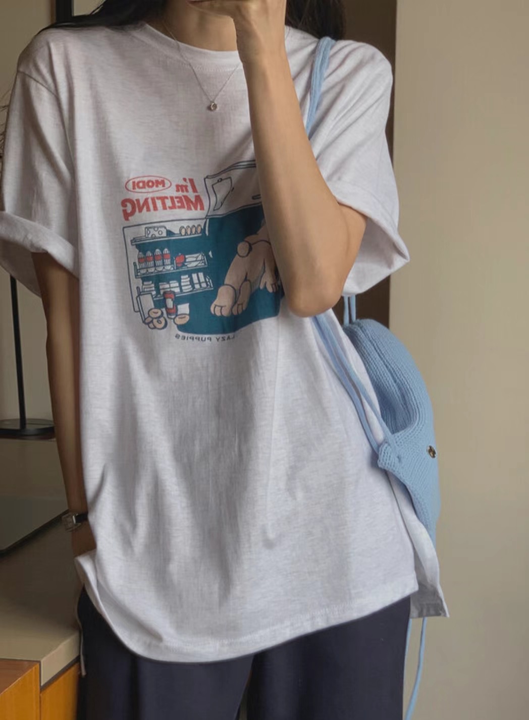 NATTY韓國直郵東大門代購女裝新品24春夏時尚推薦人氣T恤NATTYT恤