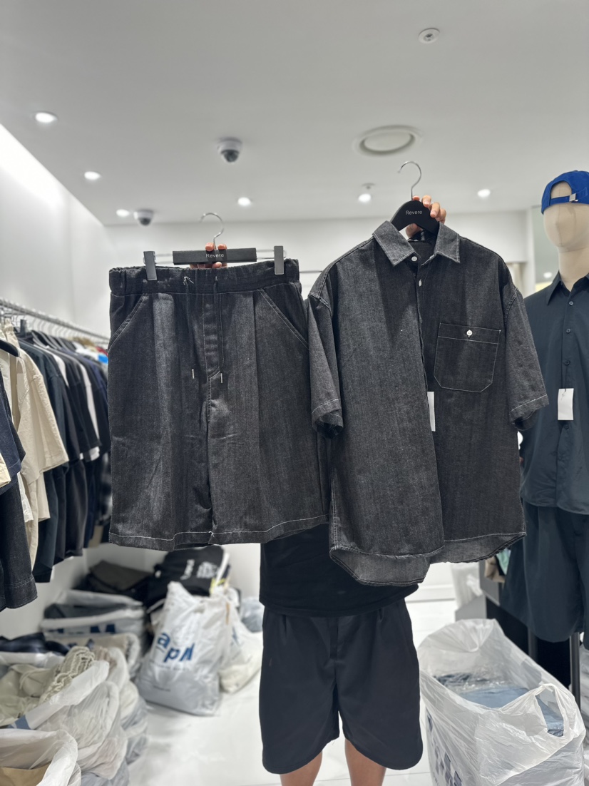 REVERE-男裝直郵韓國代購女裝新品真品人氣休閑襯衫蕾絲衫REVERE-男裝襯衫/蕾絲衫圖色2