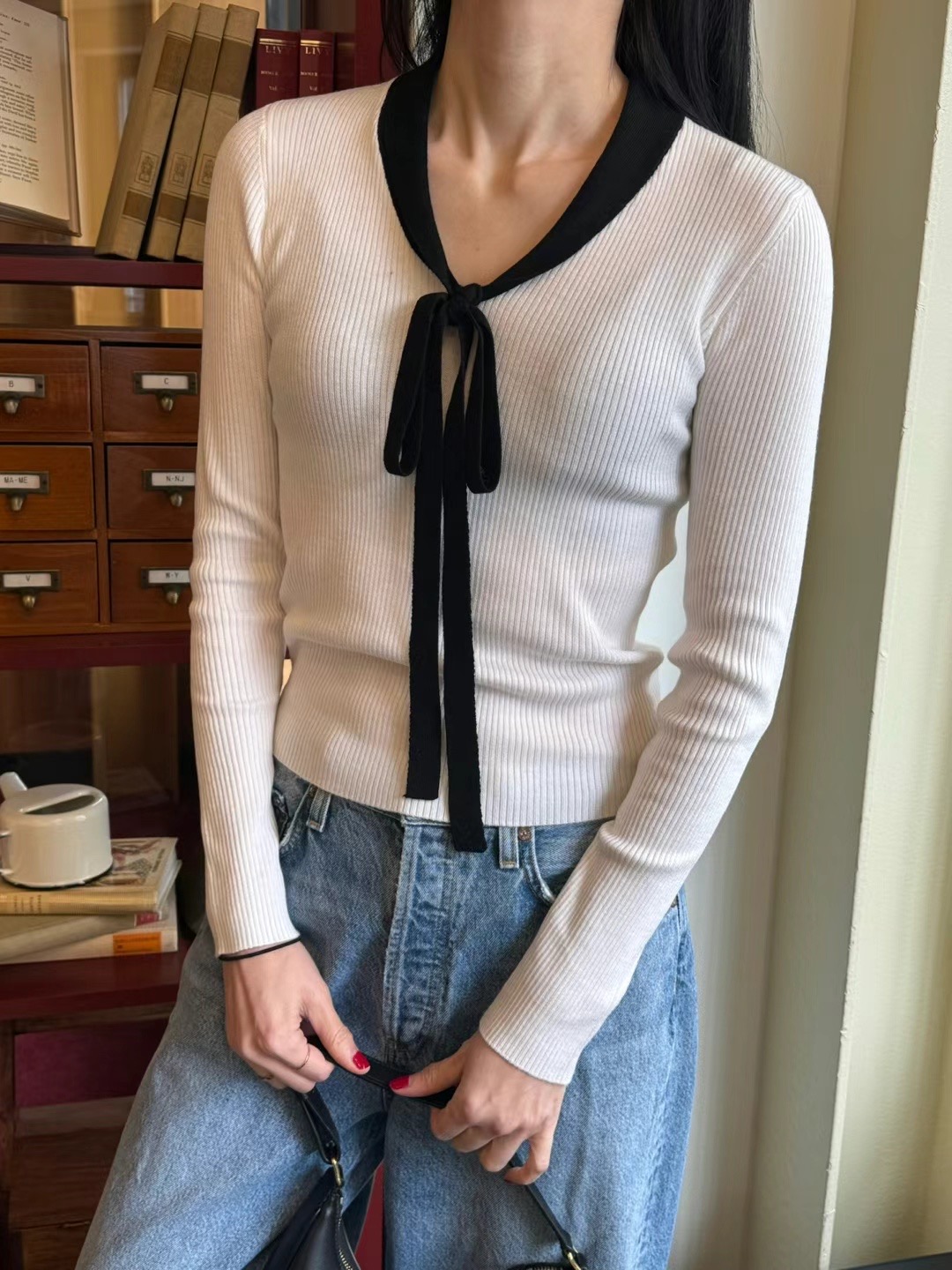 WONDERMENT韓國直郵東大門代購女裝新款真品24春夏針織衫WONDERMENT針織衫圖色3