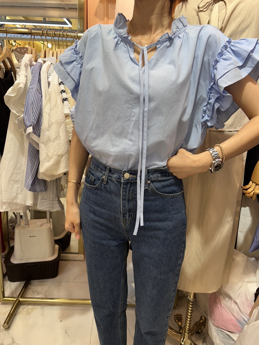 10 O CLOCK/Buttu韓國直郵東大門代購女裝新品時尚襯衫蕾絲衫10 O CLOCK/Buttu襯衫/蕾絲衫圖色2