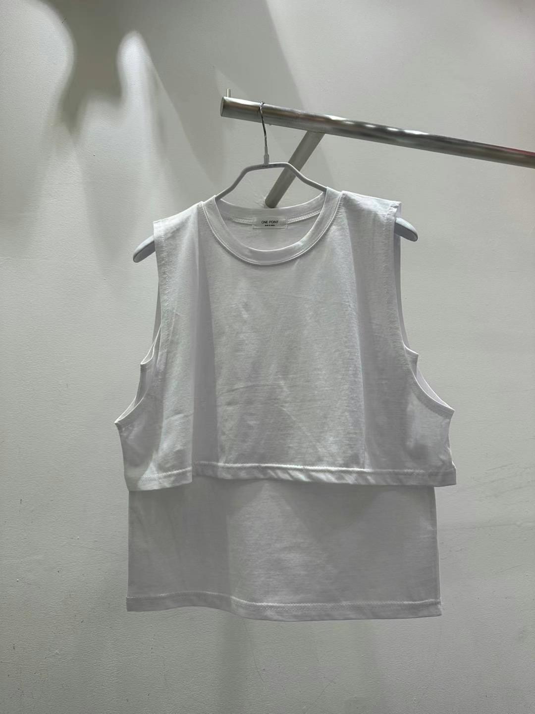 1POINT韓國直郵女裝新品真品時尚人氣熱賣24春夏吊帶背心1POINT吊帶/背心圖色3