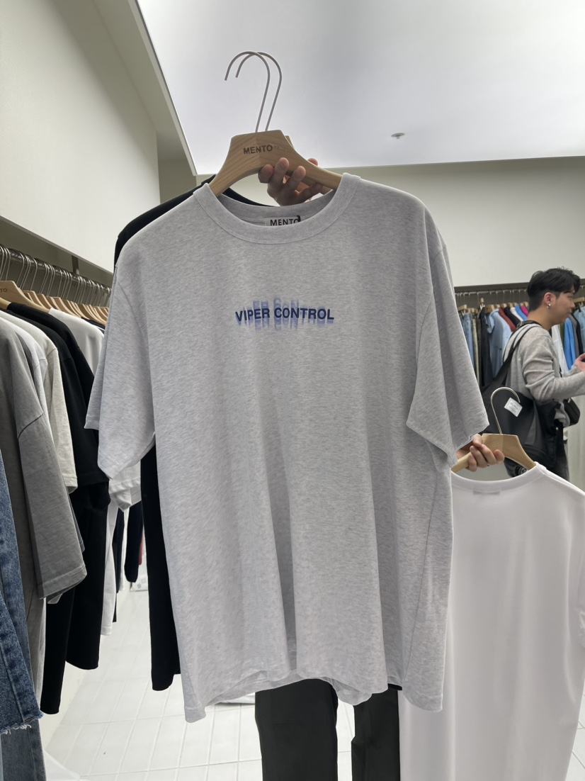 MENTO-男裝韓國直郵東大門實拍女裝新款熱賣真品職業24春夏T恤MENTOT恤圖色2