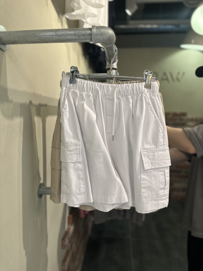 RAW-男裝韓國直郵女士新品熱賣推薦人氣真品休閑時尚24春夏短褲RAW-男裝短褲圖色4