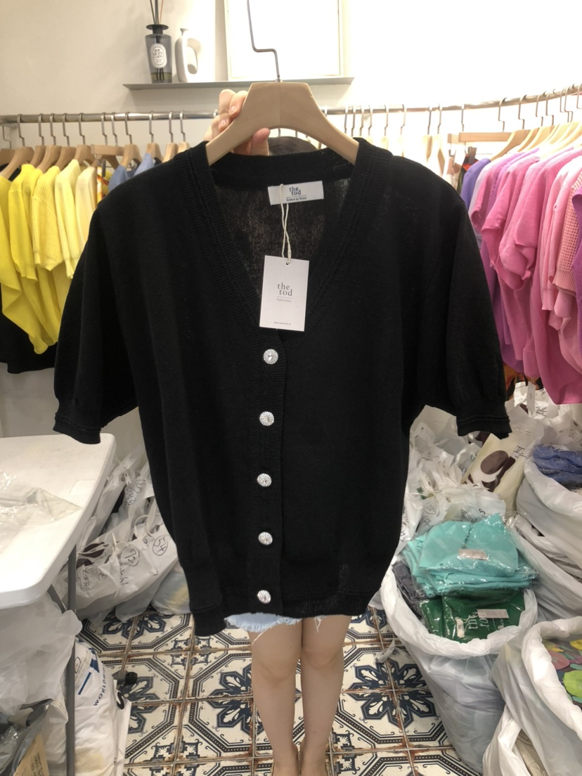 the tod韓國直郵東大門實拍女裝新品職業人氣時尚針織衫V領the tod-SOM針織衫圖色5