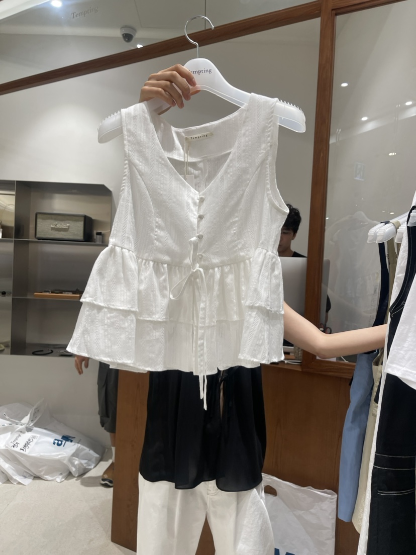 Tempting直郵韓國代購女裝新款職業休閑熱賣時尚人氣吊帶背心TEMPTING吊帶/背心