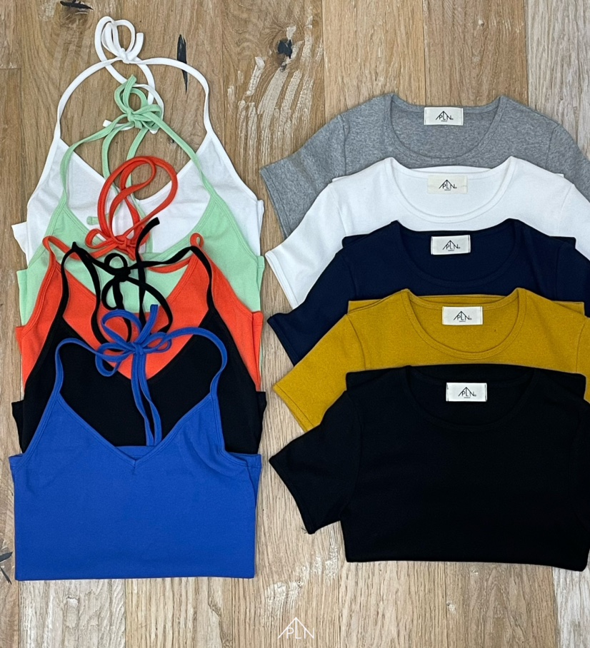 THE PLAN韓國直郵東大門代購女裝新品人氣推薦24春夏吊帶背心THE PLAN吊帶/背心