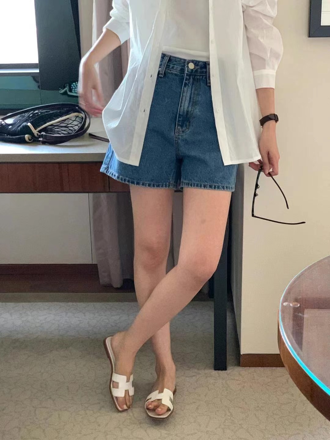 THISIS韓國直郵女裝新品熱賣職業24春夏休閑推薦人氣短褲BONHEUR-2件起短褲
