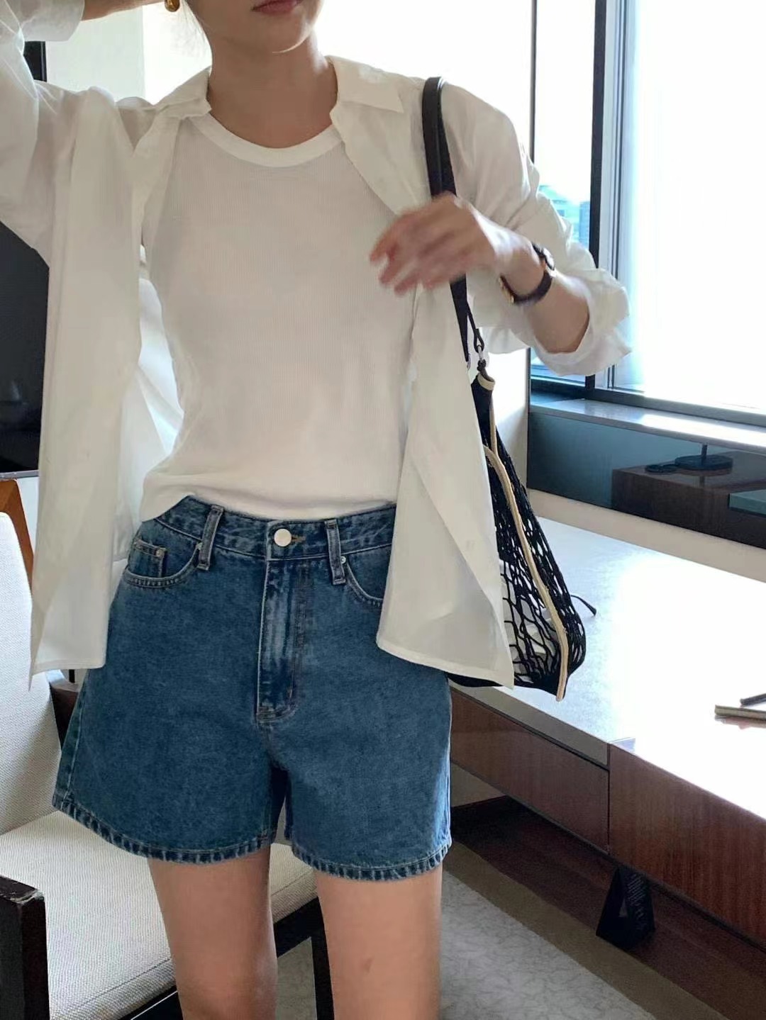 THISIS韓國直郵女裝新品熱賣職業24春夏休閑推薦人氣短褲BONHEUR-2件起短褲