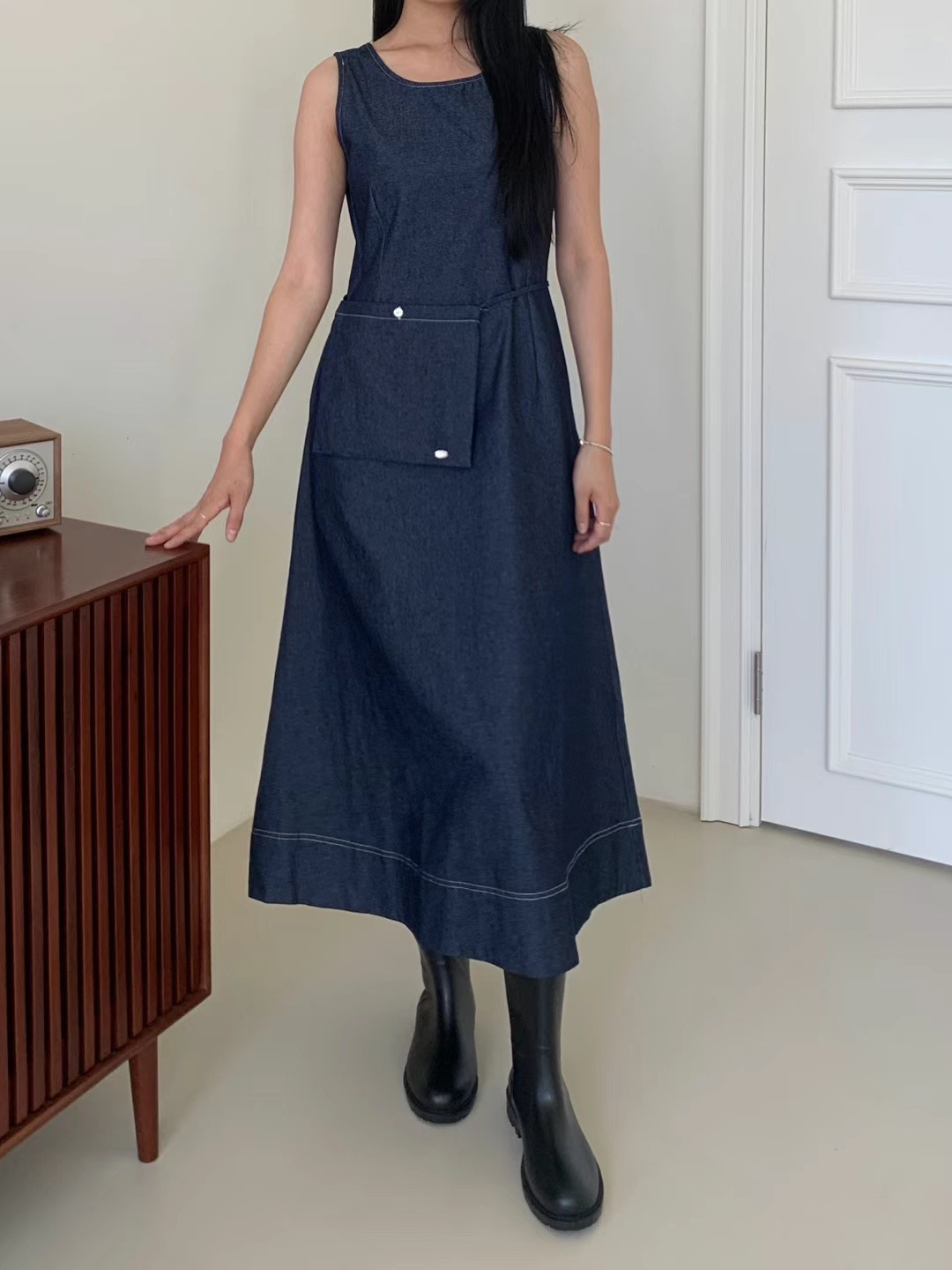 URBANEMOOD韓國直郵女裝新品人氣熱賣24春夏推薦休閑連衣裙URBANEMOOD連衣裙