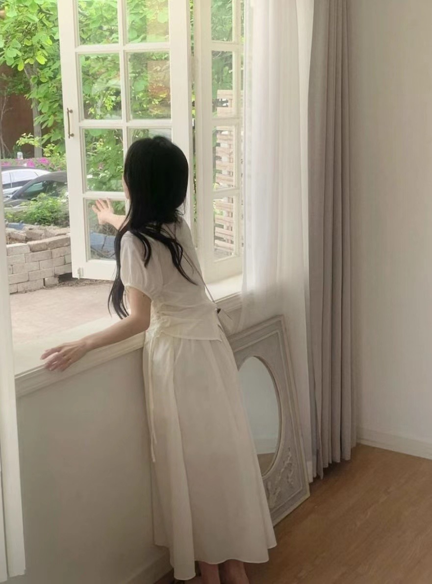 URBANEMOOD韓國直郵女士新款熱賣人氣休閑時尚24春夏長裙URBANEMOOD長裙