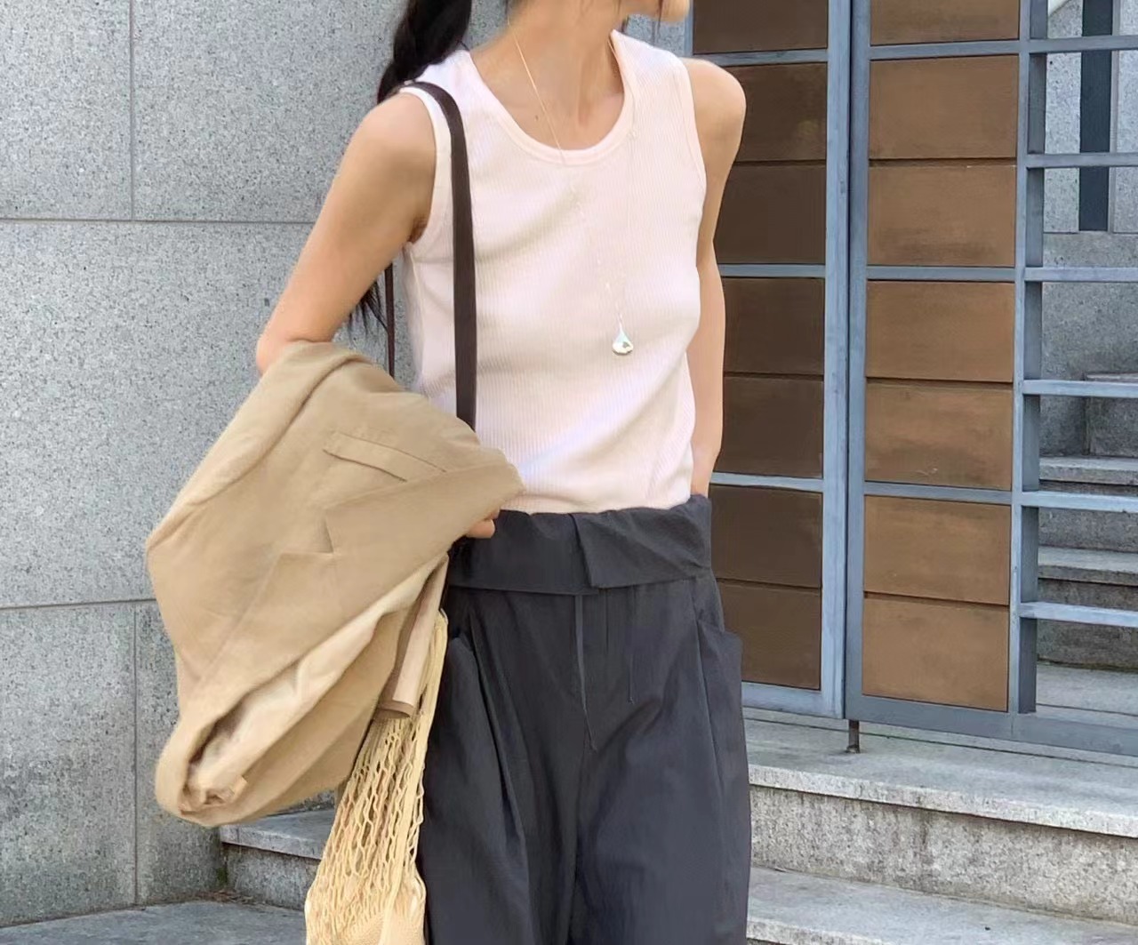 YOUTH韓國直郵女裝新品人氣24春夏時尚熱賣推薦真品吊帶背心YOUTH吊帶/背心