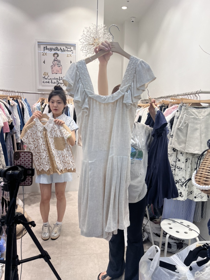ABLE STUDIO韓國直郵女裝新品職業真品休閑熱賣連體褲亞麻CONFETTI連體褲圖色1