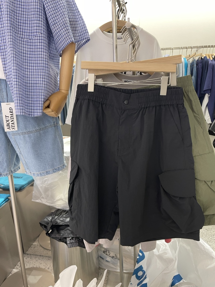 ABOUT-男裝韓國直郵女裝新款休閑24春夏推薦時尚人氣短褲ABOUT短褲圖色4